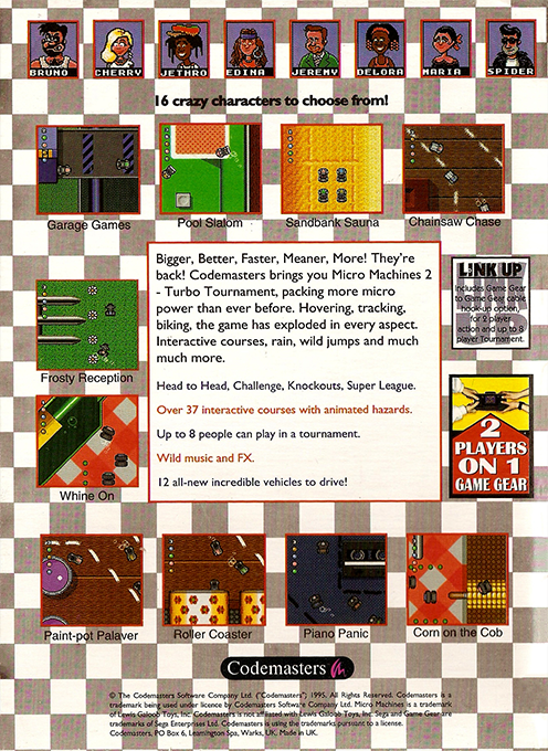 Micro Machines 2 - Turbo Tournament - Dos