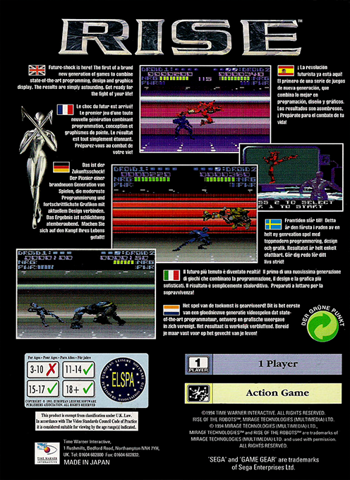 Rise of the Robots dos