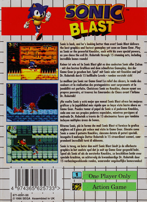 Sonic Blast - Dos