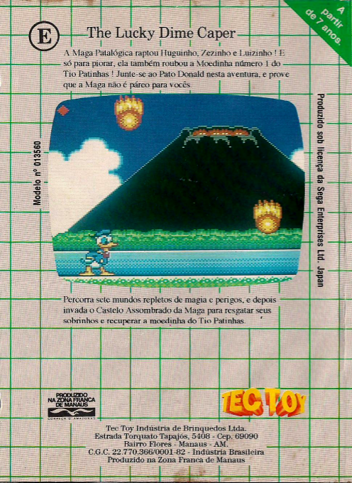 The Lucky Dime Caper starring Donald Duck - Dos