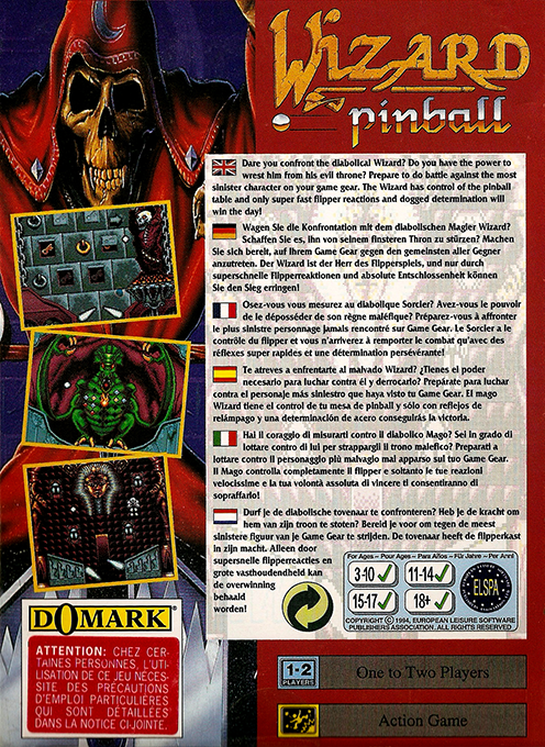 Wizard Pinball - Dos