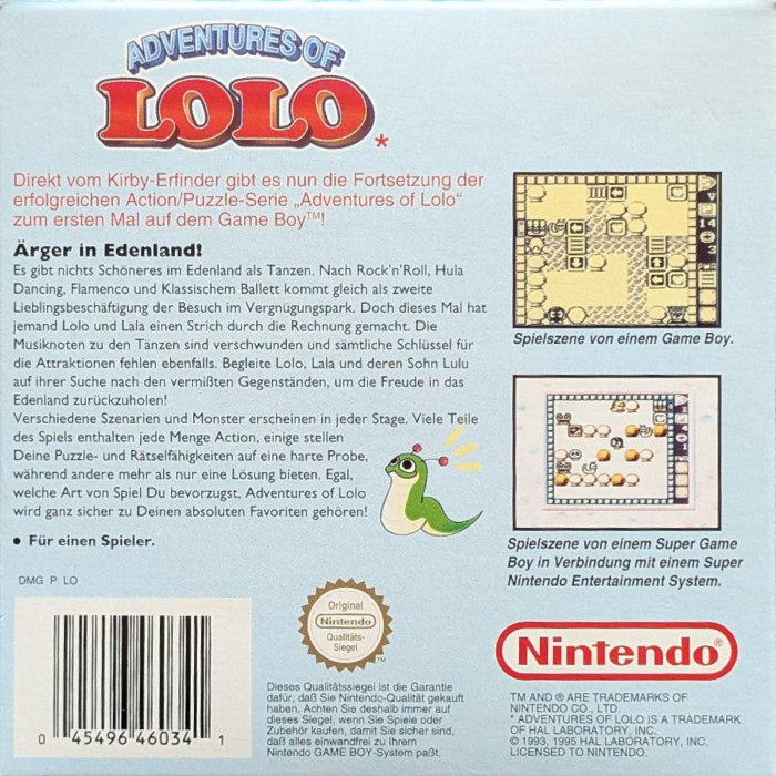 Adventures of Lolo - Dos