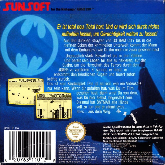 Batman : The Video Game - Dos