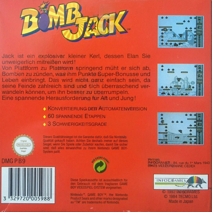 Bomb Jack - Dos