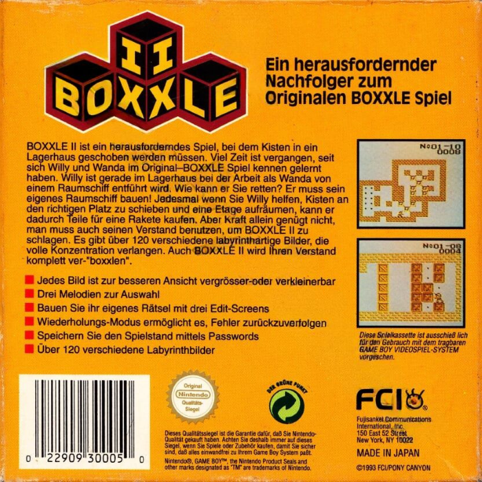 Boxxle II - Dos