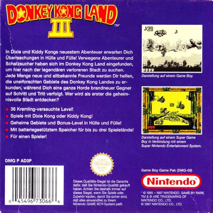 Donkey Kong Land III - Dos