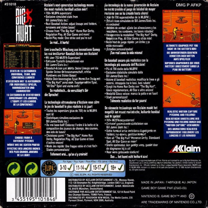 Frank Thomas Big Hurt Baseball - Dos