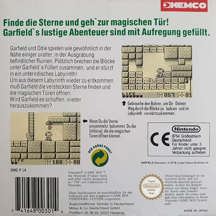 Garfield Labyrinth - Dos