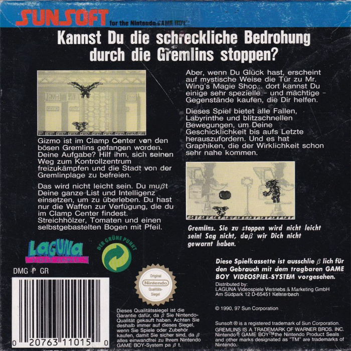 Gremlins 2 : The New Batch - Dos