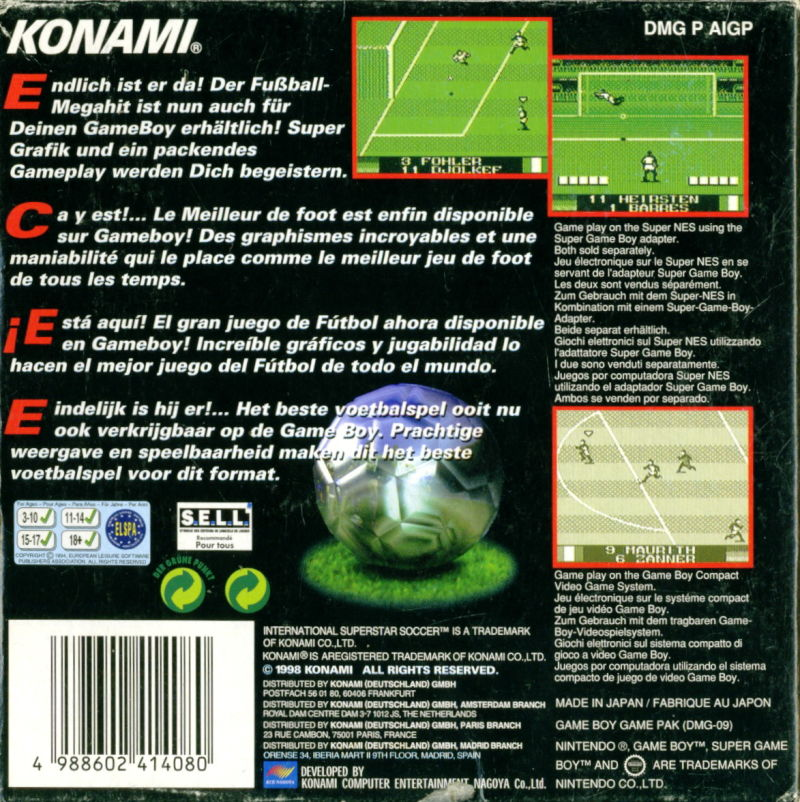International Superstar Soccer - Dos