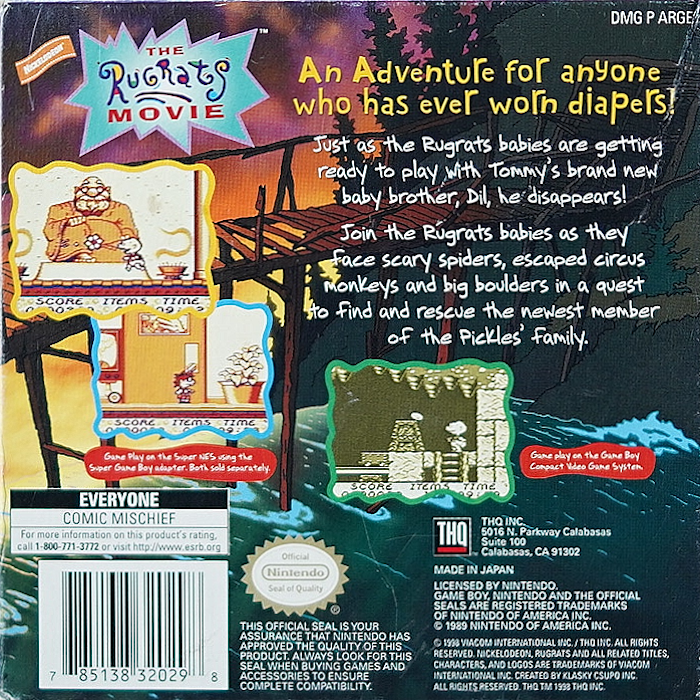 Les Razmoket : Le Film - Dos