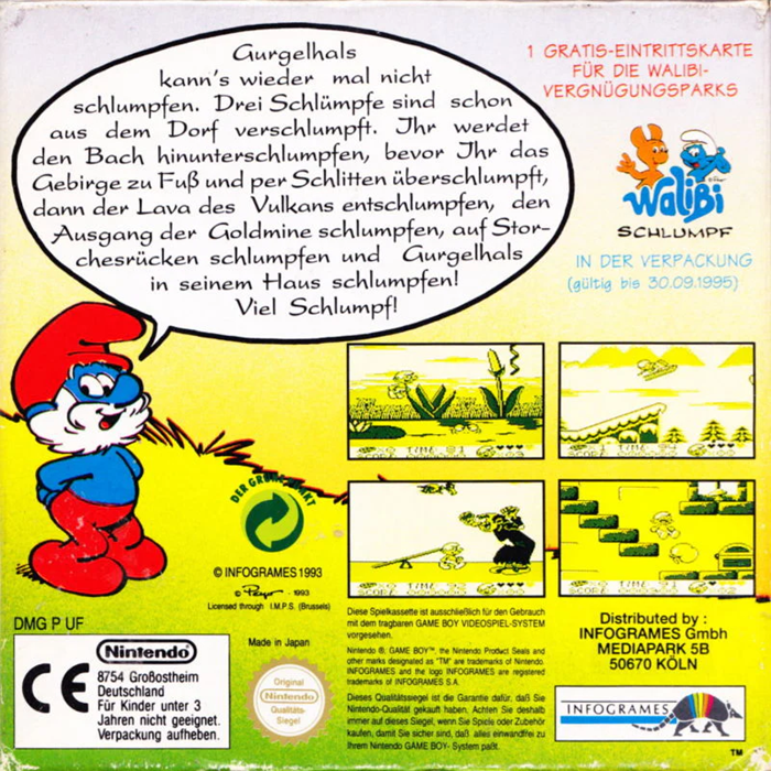 Les Schtroumpfs - Dos