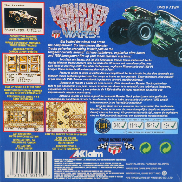 Monster Truck Wars - Dos