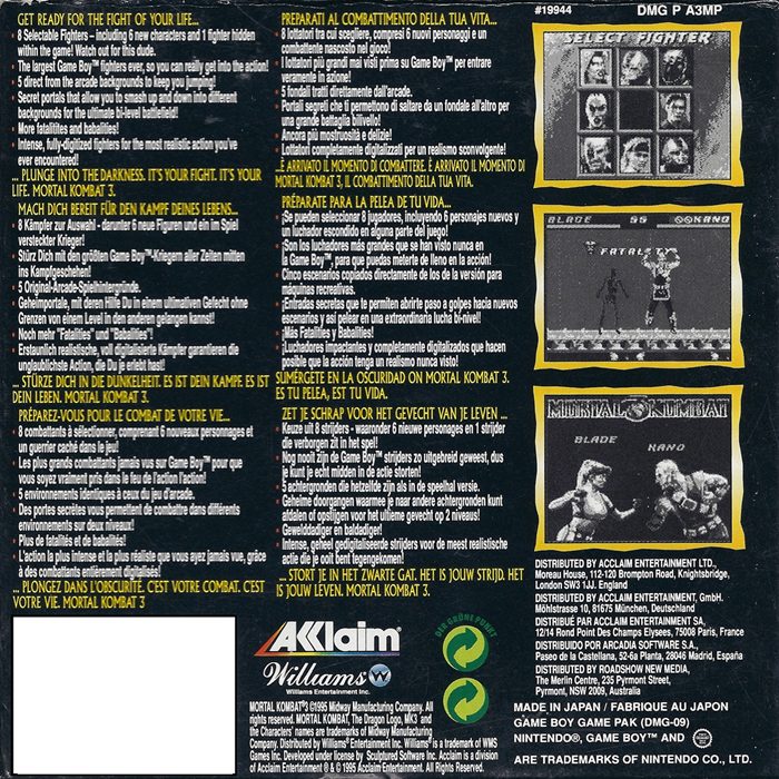 Mortal Kombat 3 - Dos