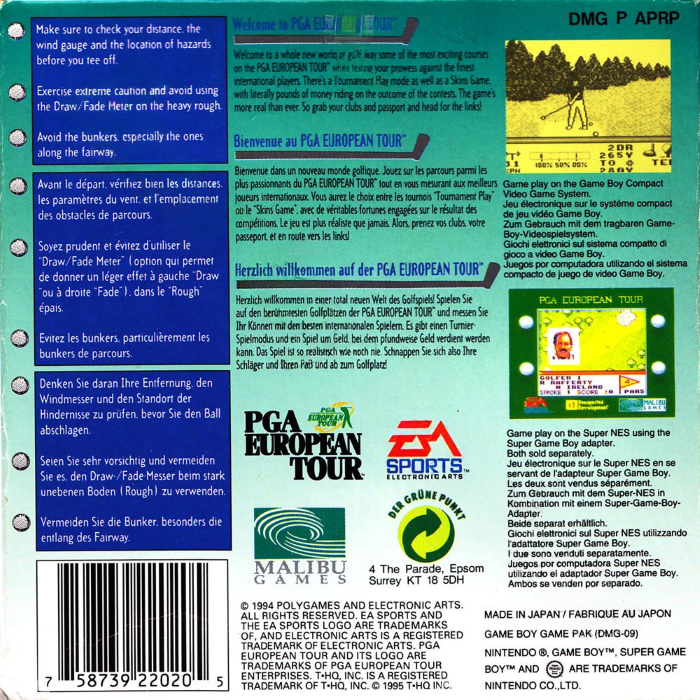 Pga European Tour - Dos