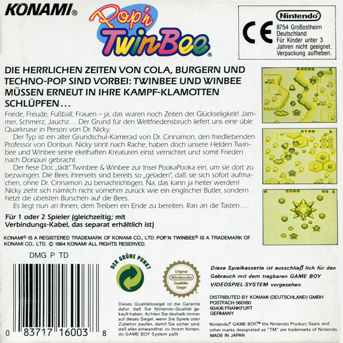 Pop'n Twinbee - Dos