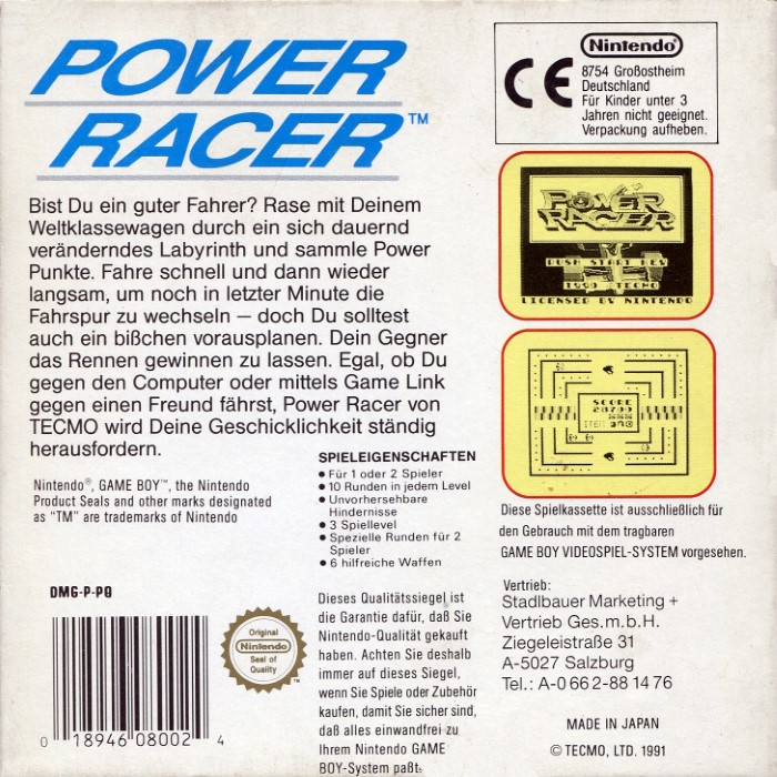 Power Racer - Dos