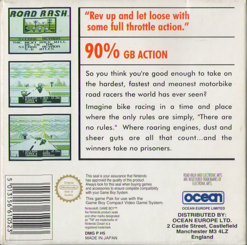 Road Rash - Dos