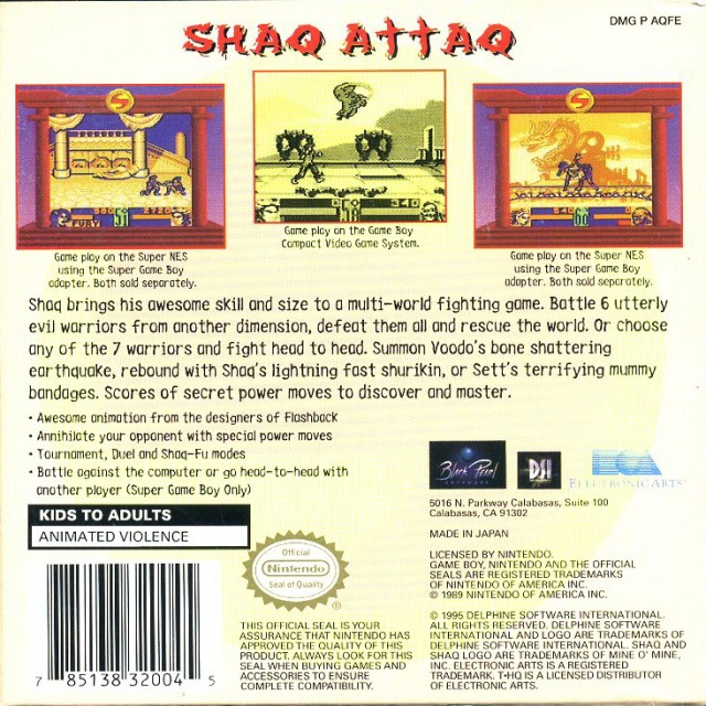 Shaq Fu dos