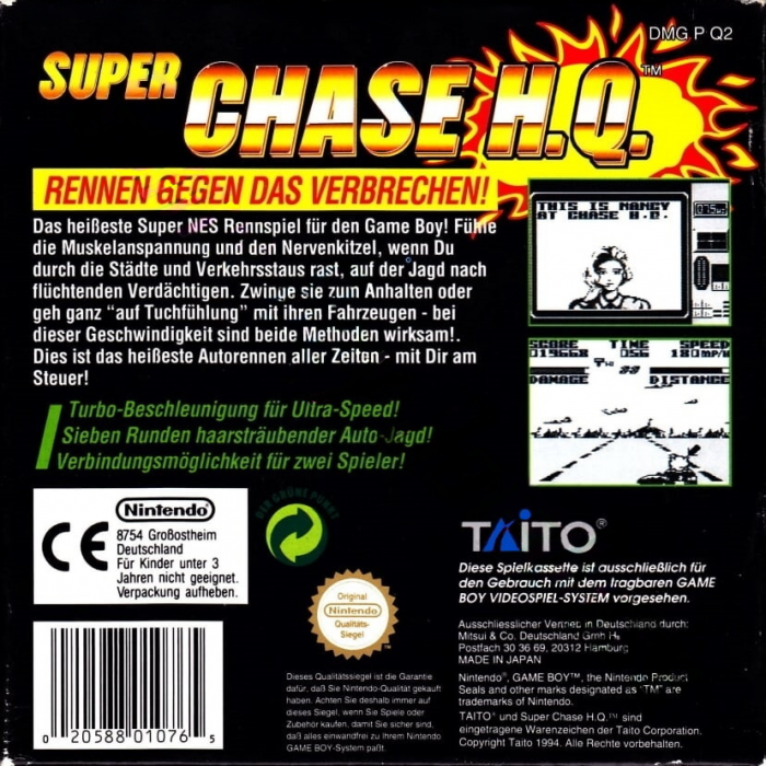 Super Chase H.Q. - Dos