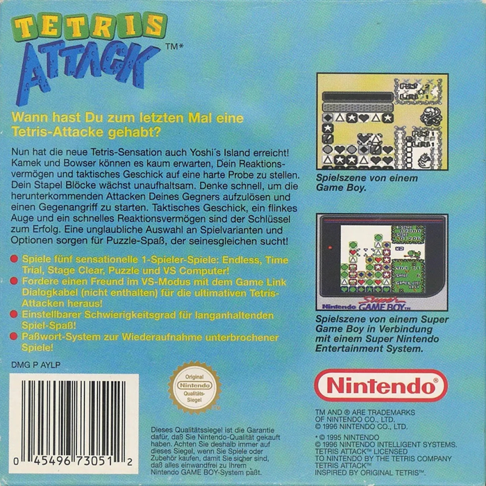 Tetris Attack dos