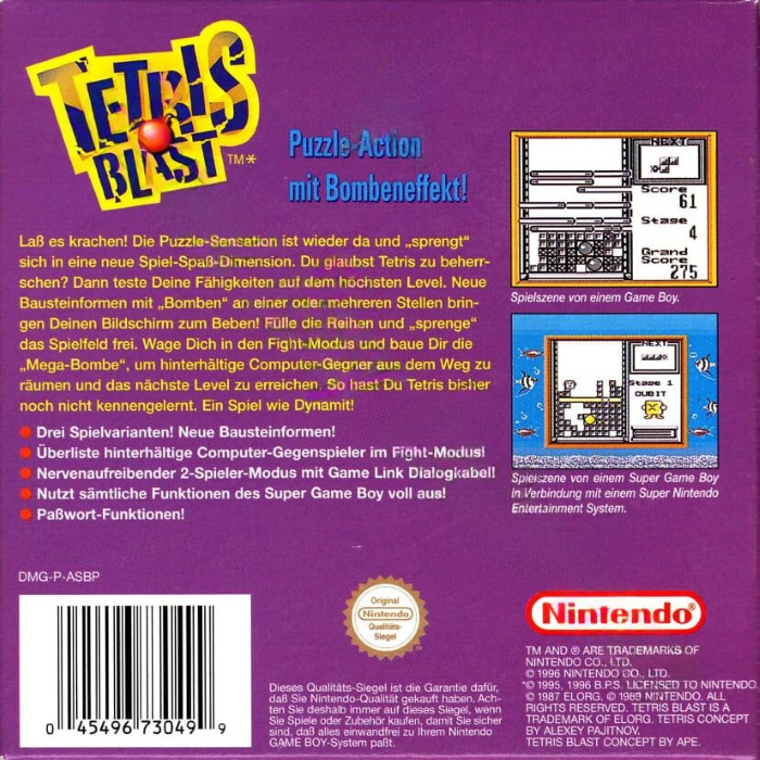 Tetris Blast dos
