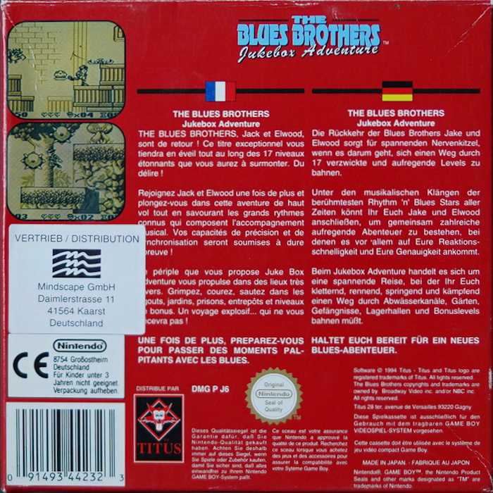 The Blues Brothers : Jukebox Adventure - Dos