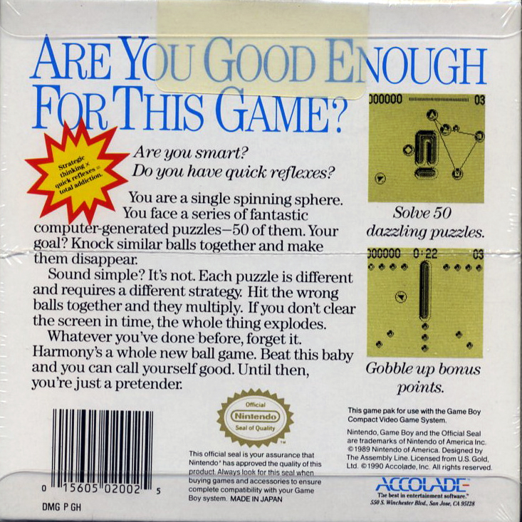 The Game of Harmony - Dos