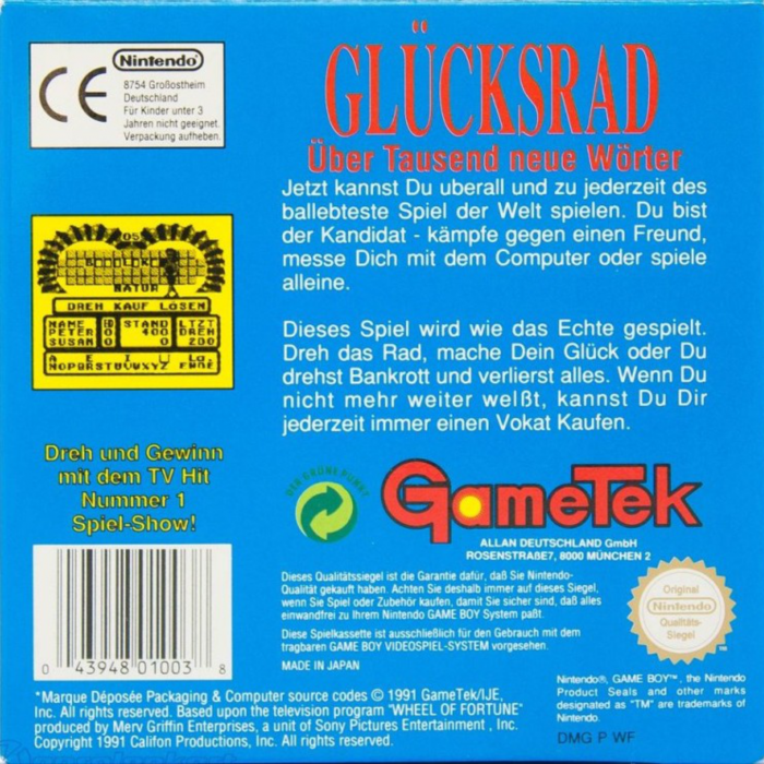 Wheel of Fortune - Dos