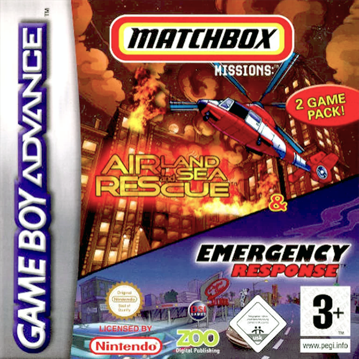 2 Game Pack! : Matchbox Missions, Emergency Response + Air, Land and S