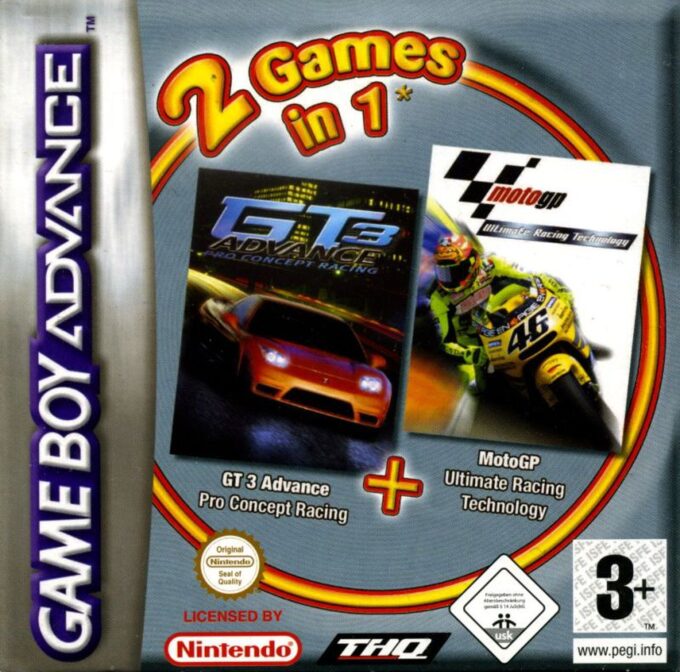 2 Games in 1 - GT Advance 3 & Moto GP