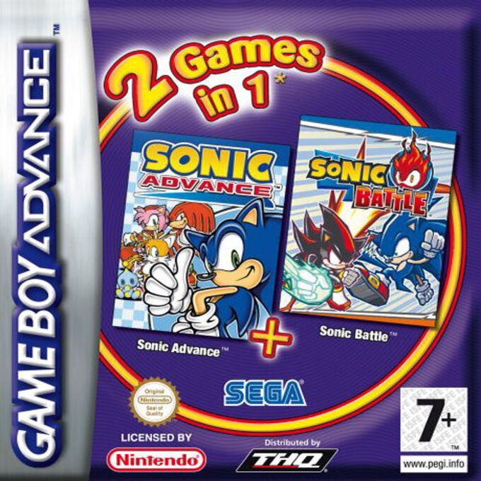 2 Games in 1 - Sonic Battle & Sonic Advance