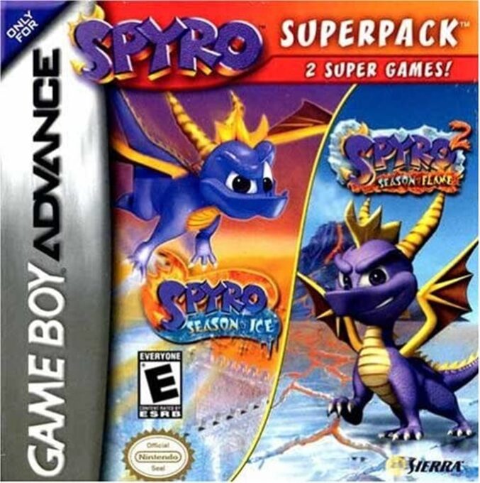 2 Games in 1 - Spyro Superpack - Spyro - Season of Ice & Spyro - Season of Flame