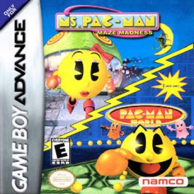 2-in-1 - Pac-Man Gamepack - Pac-Man World & Ms Pac-Man - Maze Madness