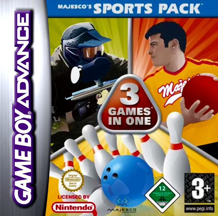 3-in-1 Sports Pack: Paintball Splat! / Dodgeball Dodge This! / Big Alley Bowling