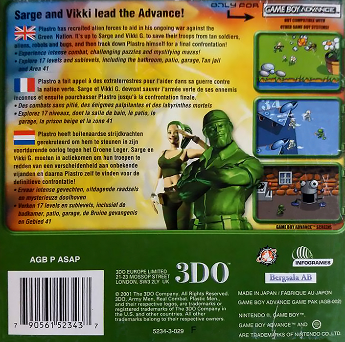 Army Men Advance - Dos