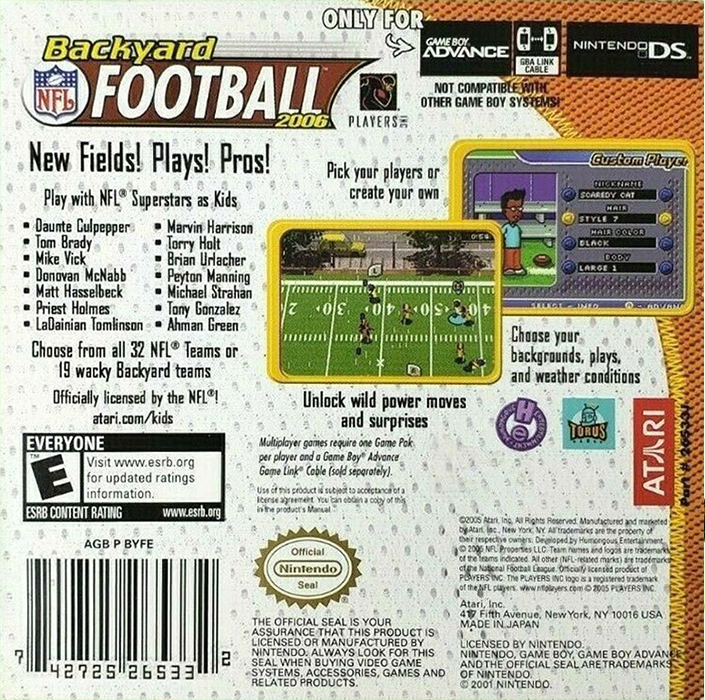 Backyard Football 2006 - Dos