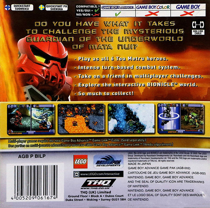 Bionicle : Maze of Shadows - Dos