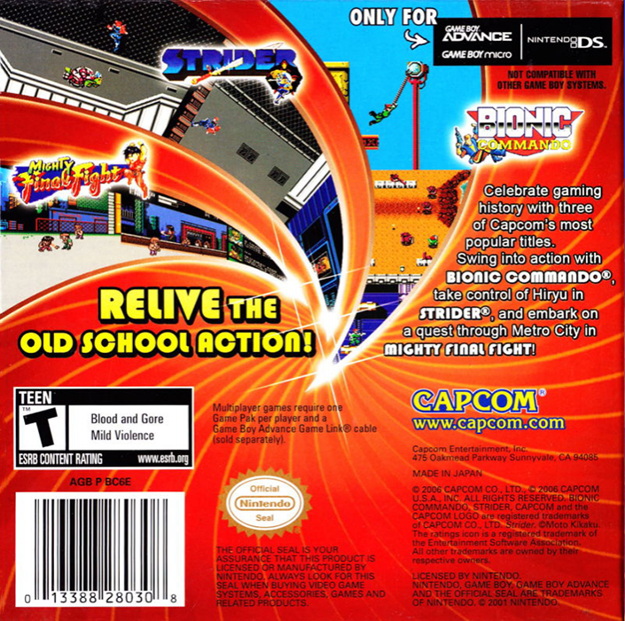 Capcom Classics Mini Mix dos