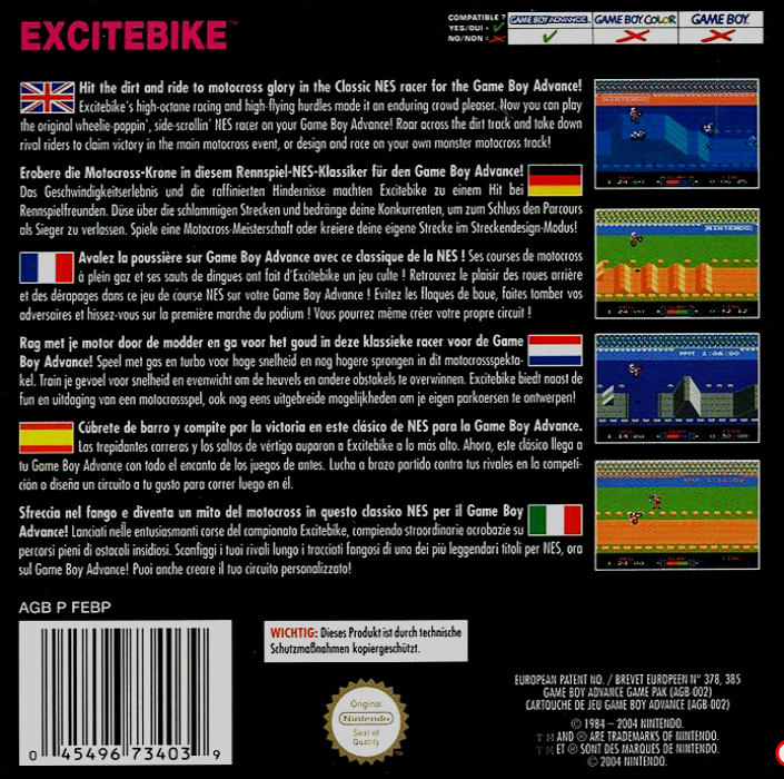 Classic NES Series : Excitebike - Dos