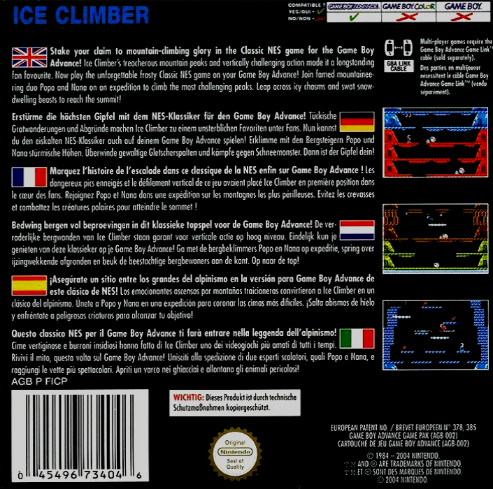 Classic NES Series : Ice Climber - Dos
