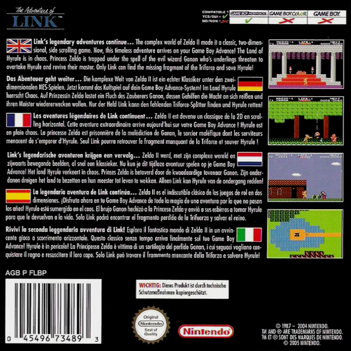 Classic NES Series : Zelda II : The Adventure of Link dos