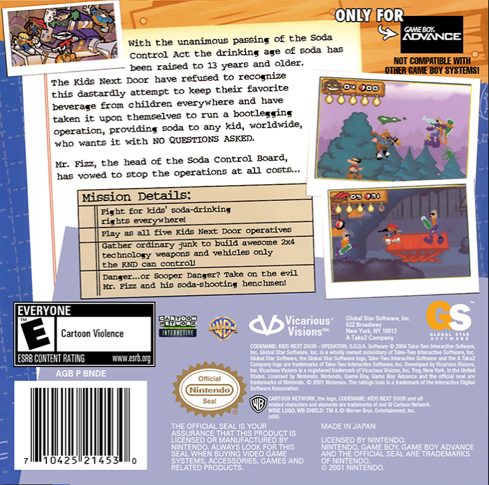 Codename : Kids Next Door, Operation S.O.D.A. - Dos