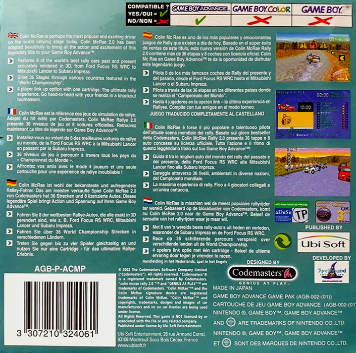 Colin McRae Rally 2.0 - Dos