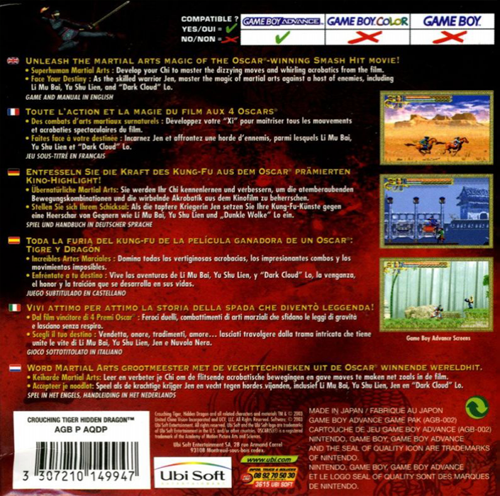 Crouching Tiger, Hidden Dragon - Dos