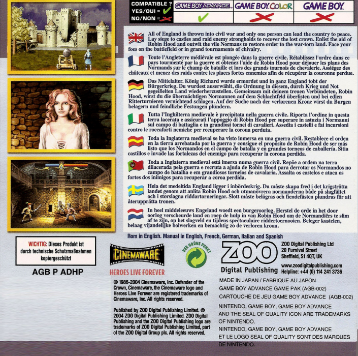 Defender of the Crown - Dos