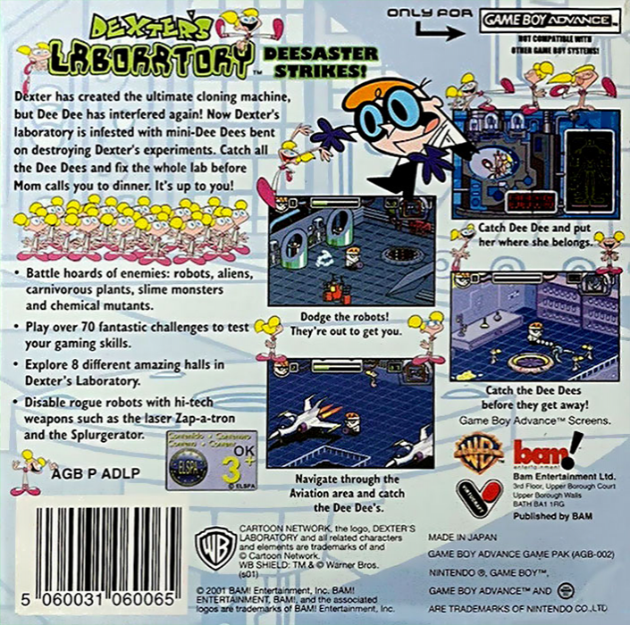 Dexter's Laboratory : Deesaster Strikes ! - Dos