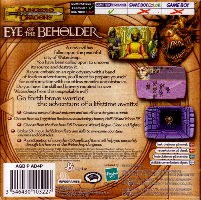 Dungeons & Dragons : Eye of the Beholder dos