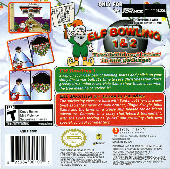 Elf Bowling 1 & 2 - Dos