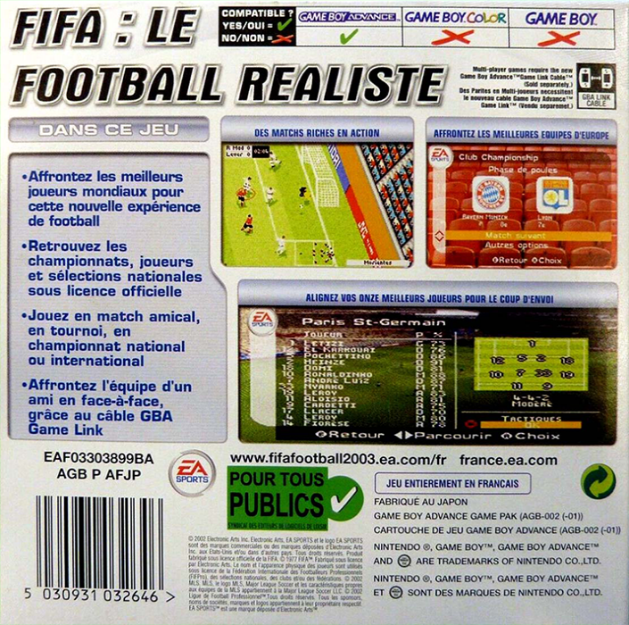 FIFA Football - Dos